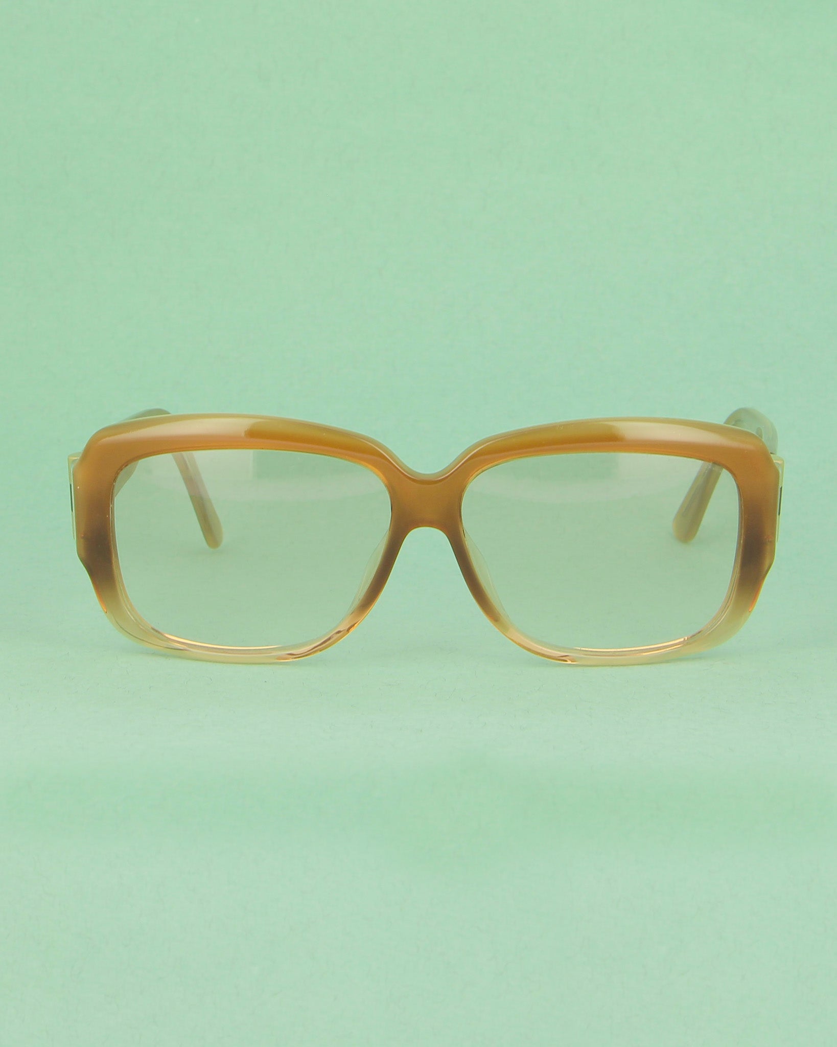 Yves Saint Laurent 6150 lunettes de soleil femme miel oversize