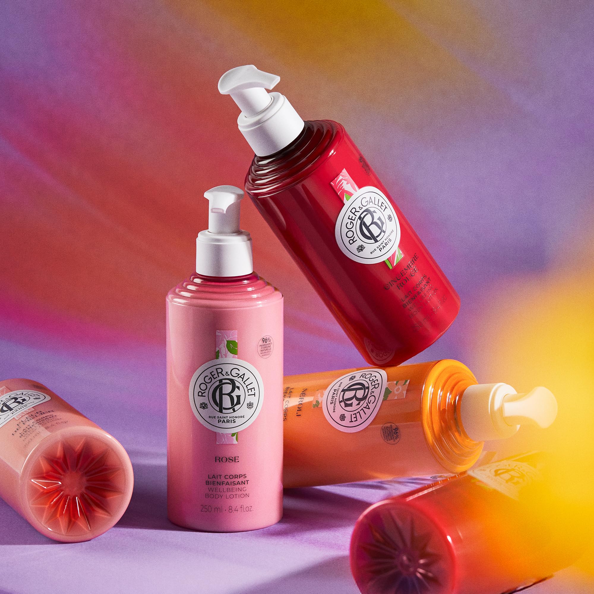 Roger Gallet Rose Lait Corps Hydratant 24h 634 g