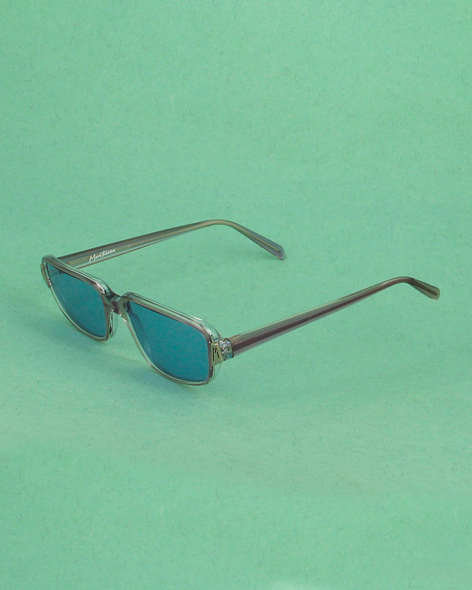 Claude Montana 8501 lunettes ovales acétate violet irisé