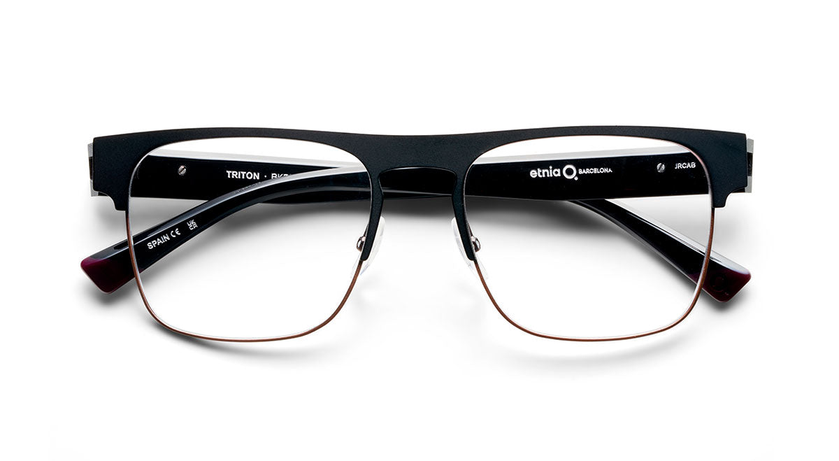 Etnia Barcelona Triton lunettes de vue noires calibre 55
