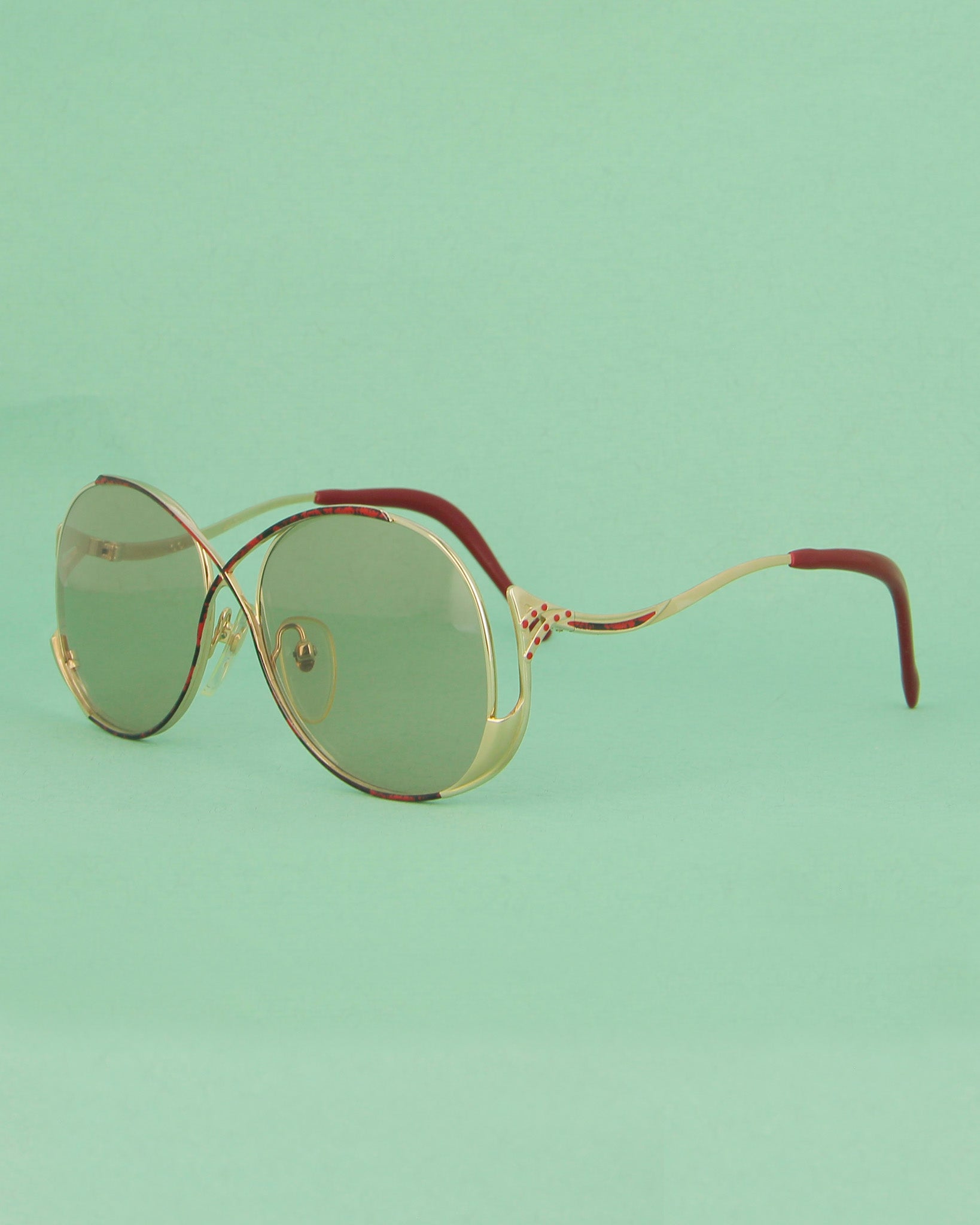Colani 15852 lunettes de soleil dorées métal