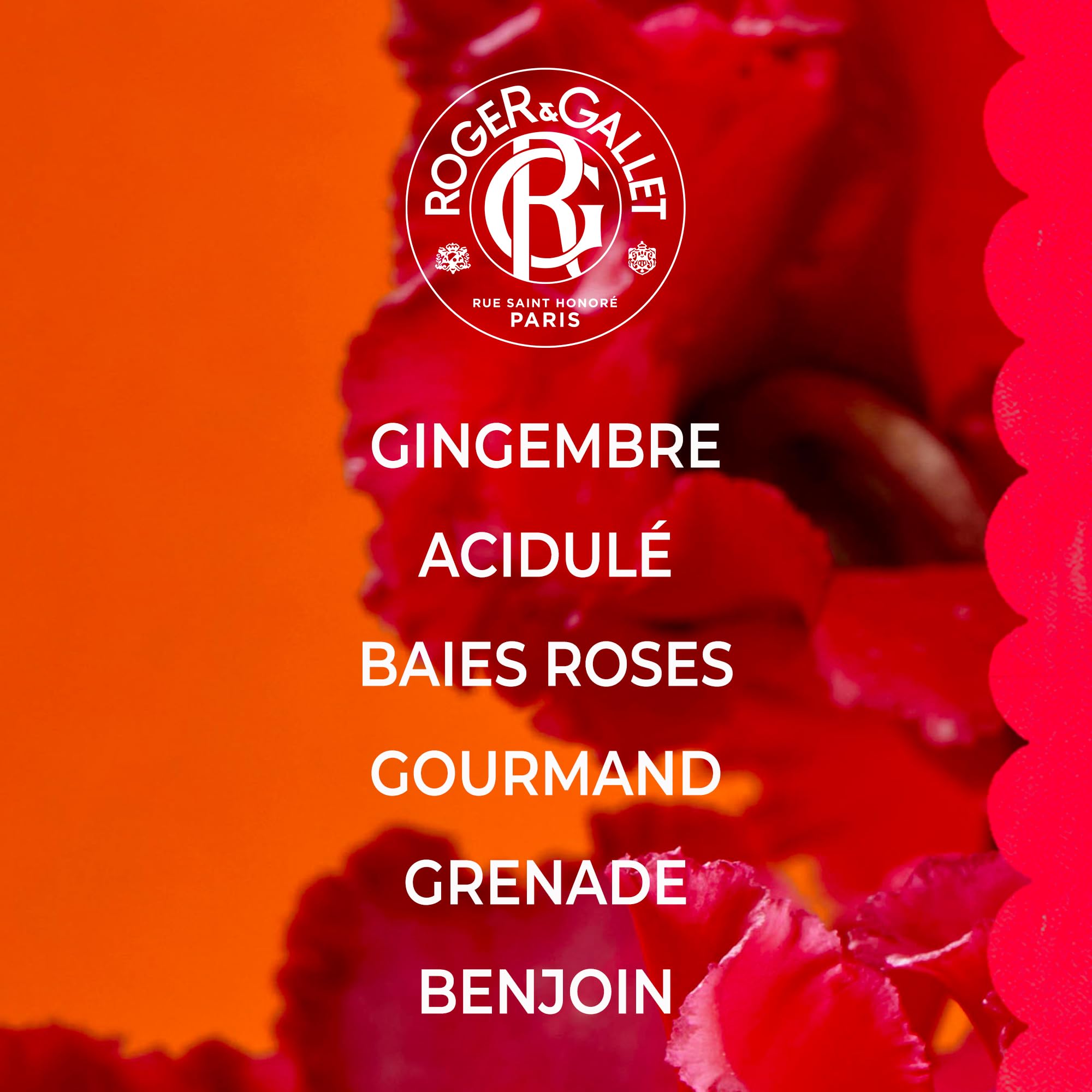 Roger & Gallet Gingembre Rouge Eau parfumée 100ml épicée