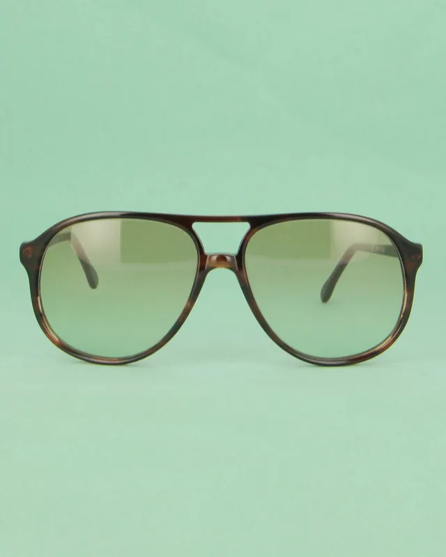 Desa MOD 3 lunettes de soleil aviateur écaille vintage
