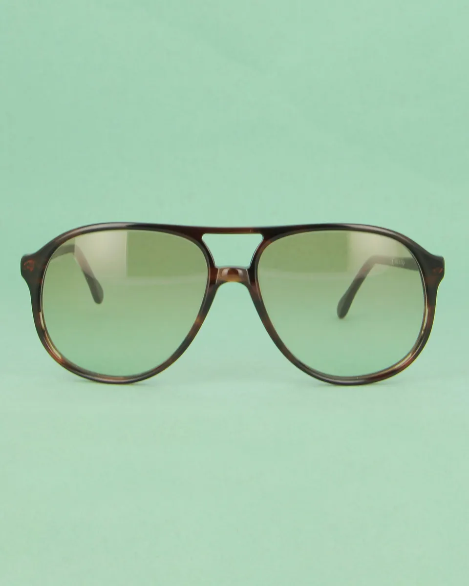 Desa MOD 3 lunettes de soleil aviateur écaille vintage