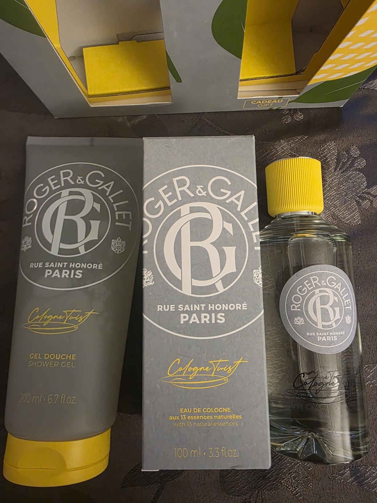 Roger Les Coffrets à offrir Cologne Twist coffret homme boisé