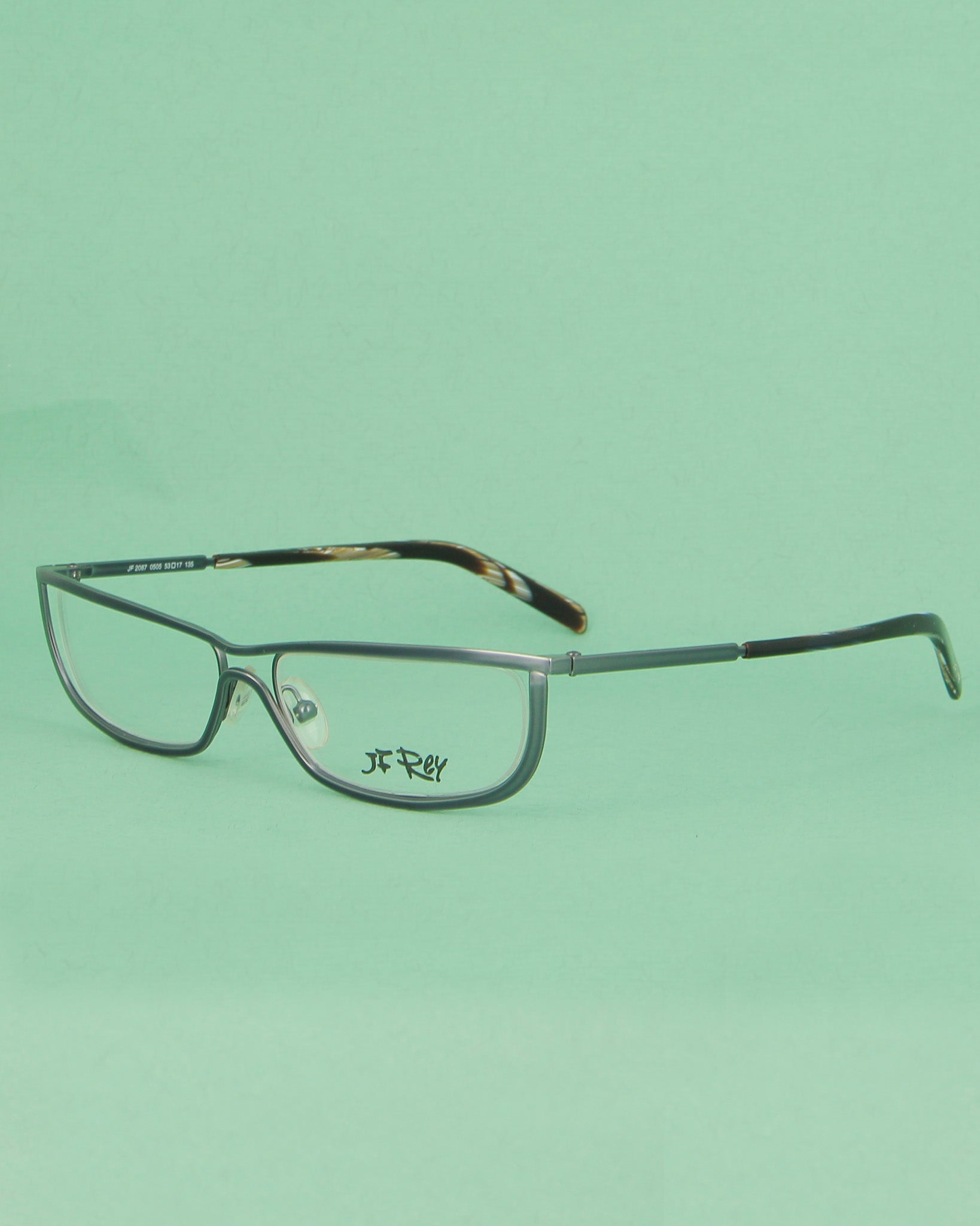 Jean-François Rey 2087 lunettes de vue rectangle écaille