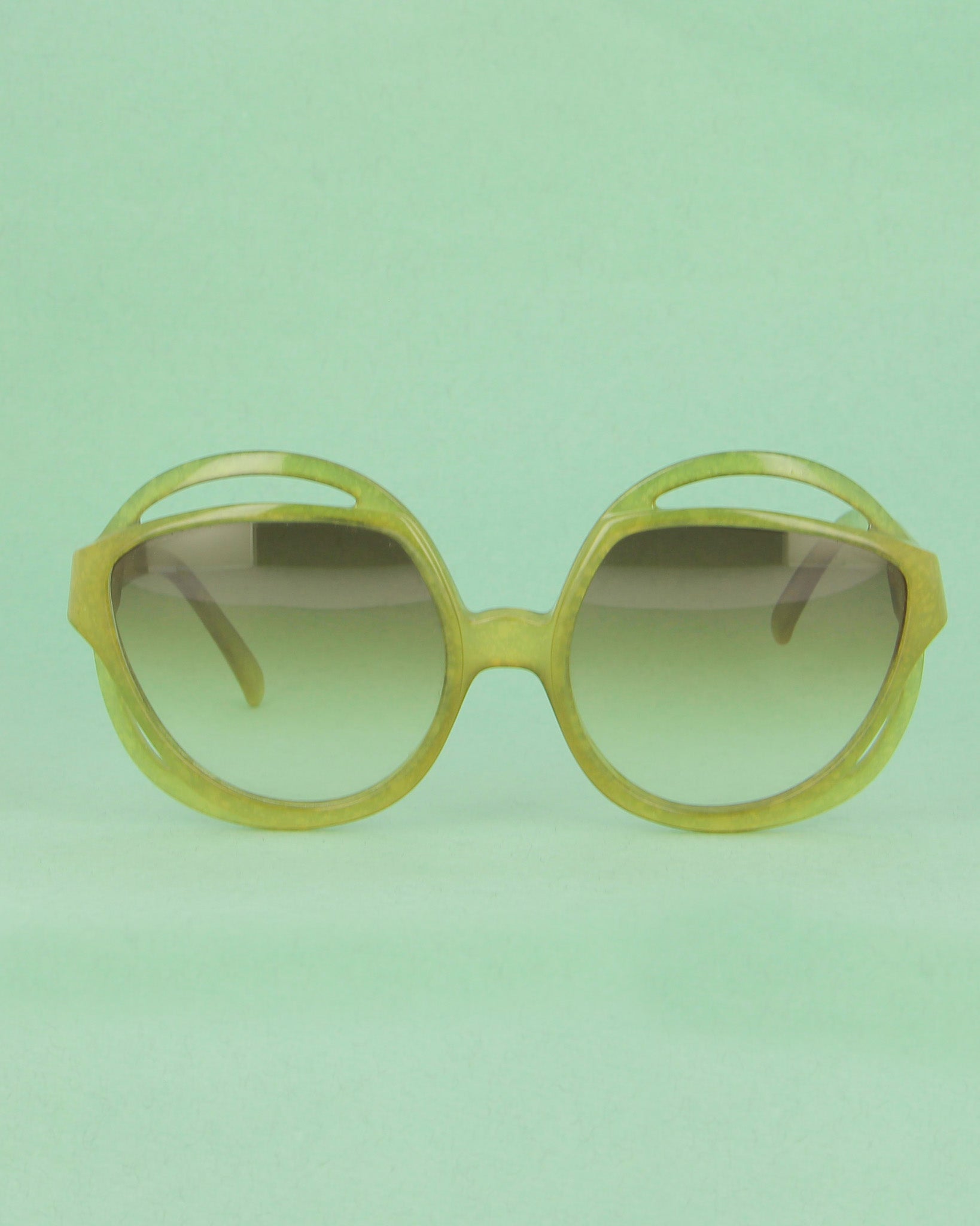 Christian Dior 2027 lunettes de vue oversize vert