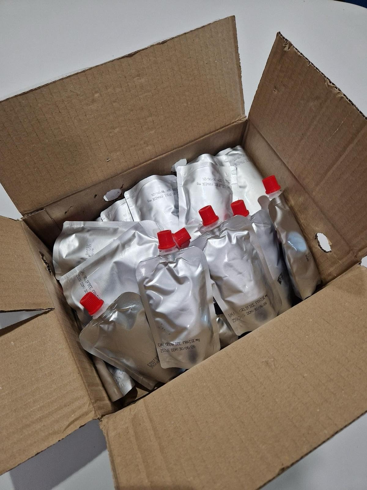 Nutrisens Eaux gélifiées eau gélifiée fraise lot 36 sans sucre