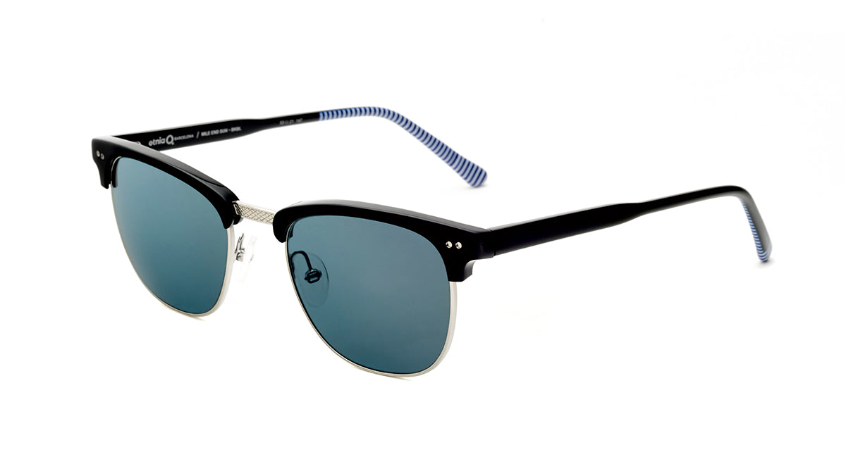 Etnia Barcelona Mile End Sun lunettes de soleil polarisées BK/BL 53