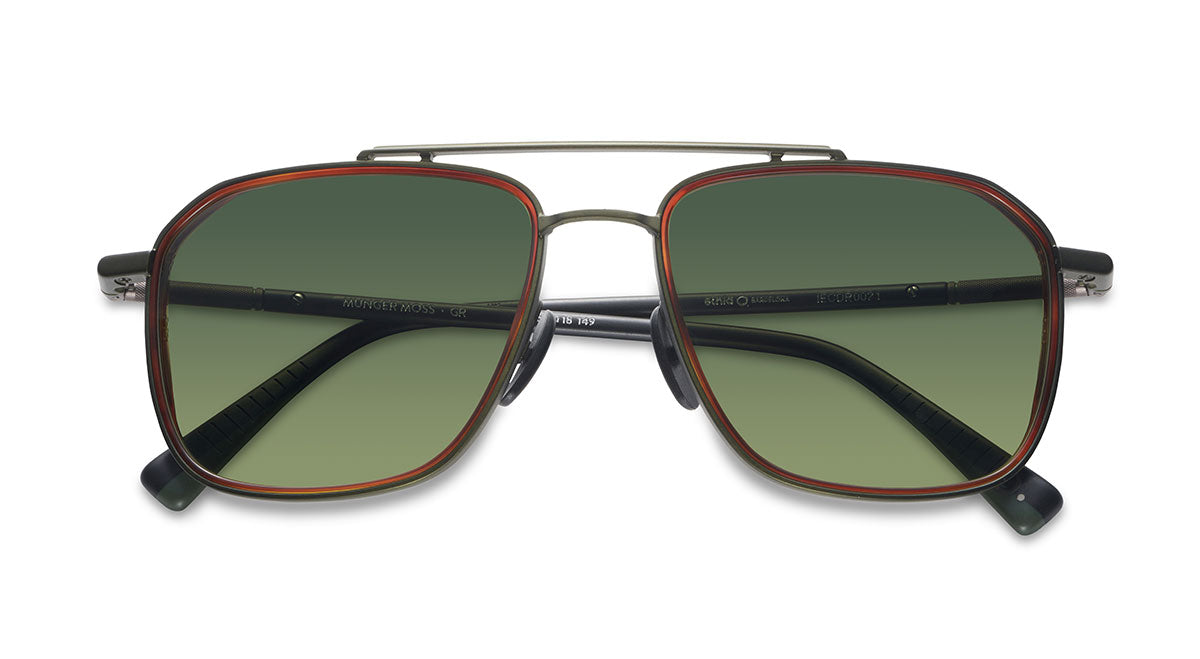 Etnia Barcelona Munger Moss Sun lunettes de soleil polarisé dégradé 57