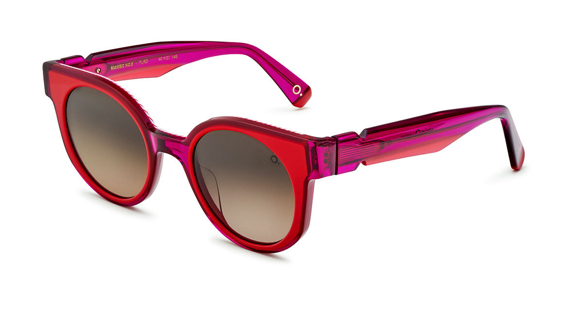 Etnia Barcelona Mambo No.5 Sun lunettes soleil FU/RD calibre 49