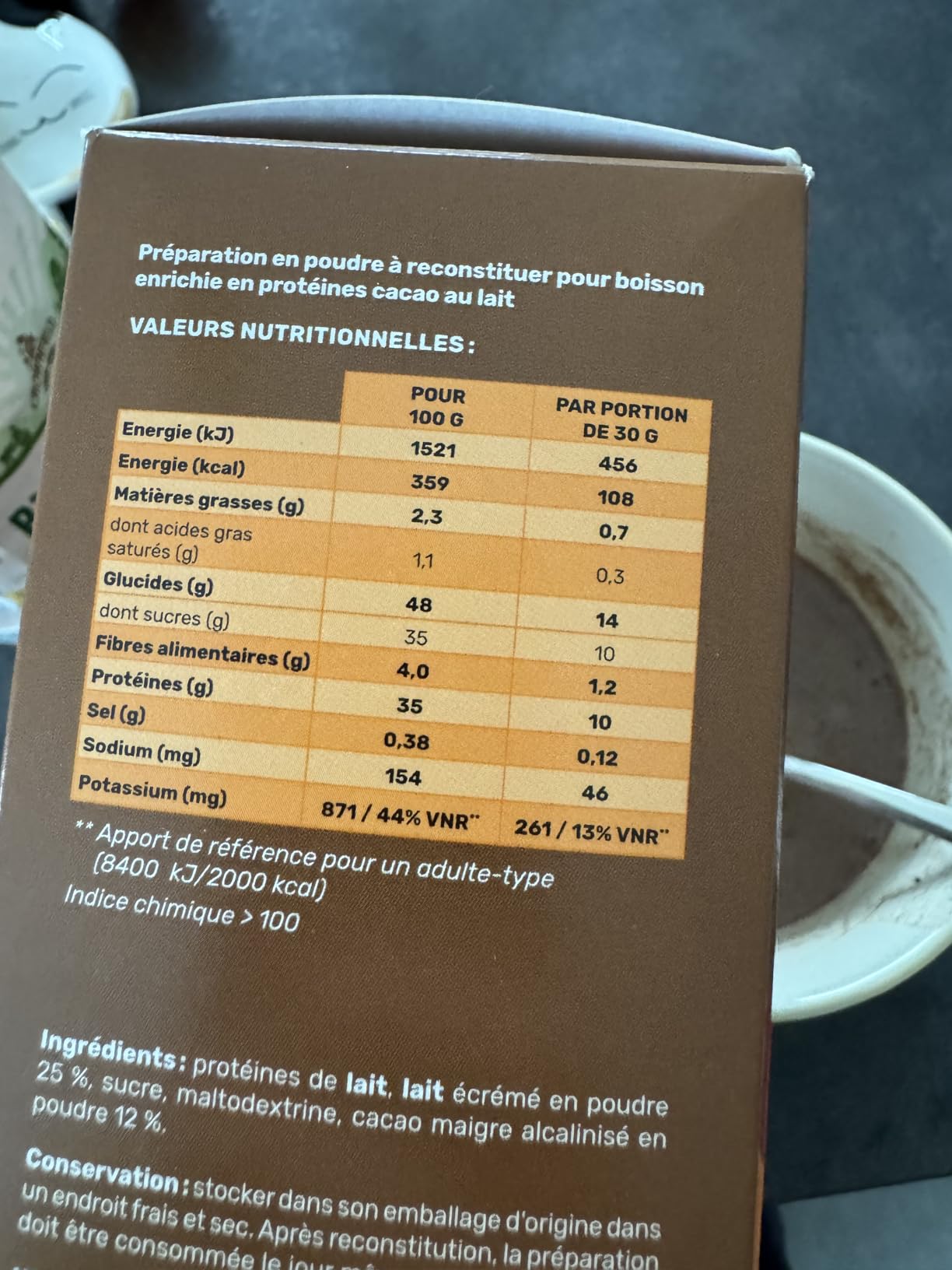Nutrisens Fortesens boisson protéinée cacao 7x30g