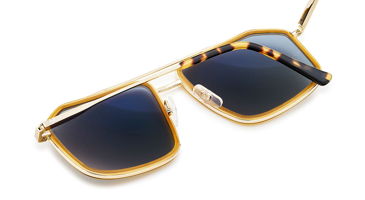 Etnia Barcelona Mitte 2 lunettes de soleil doré calibre 59