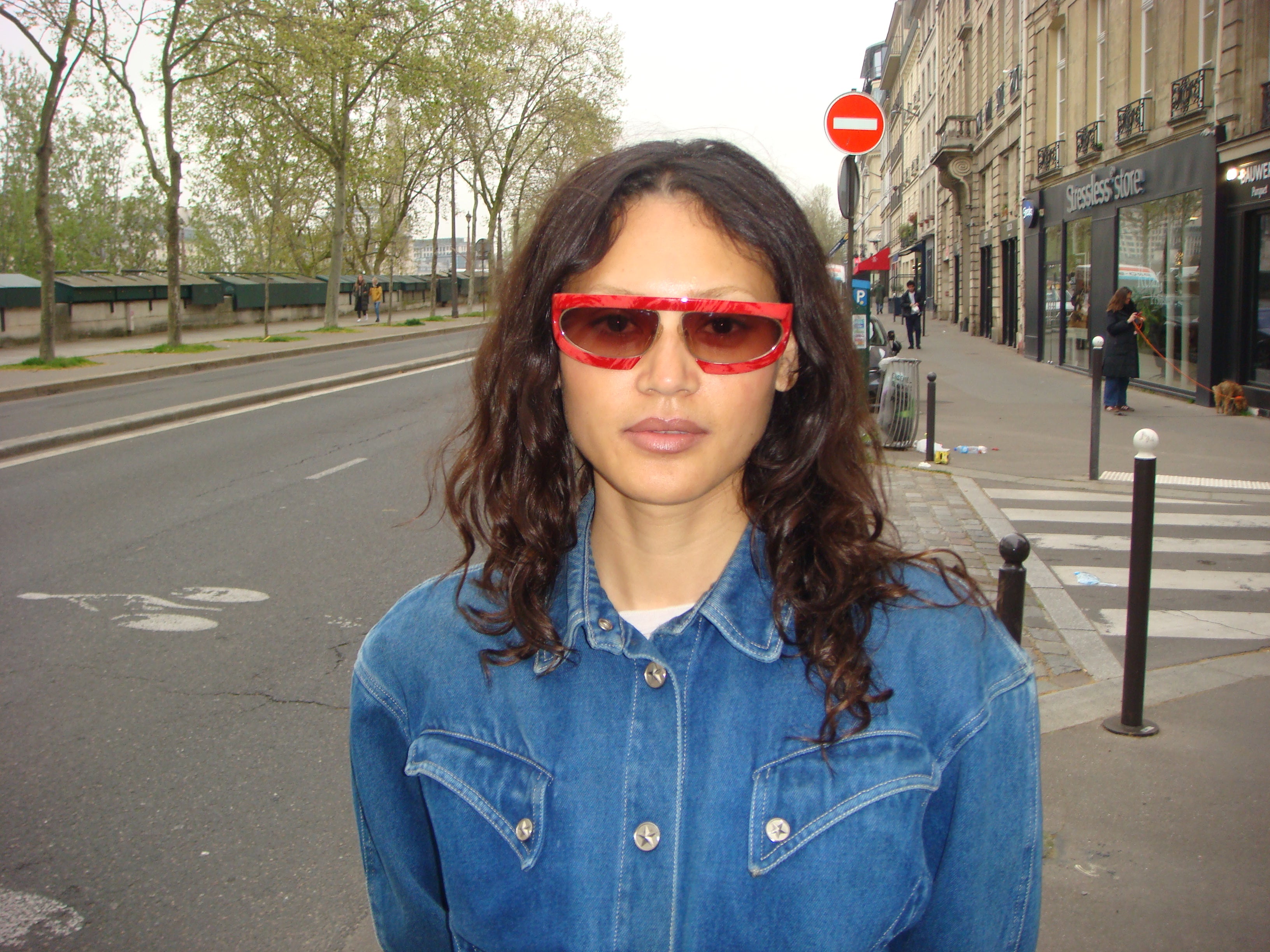 Silhouette M8020 R lunettes de soleil vintage rouge