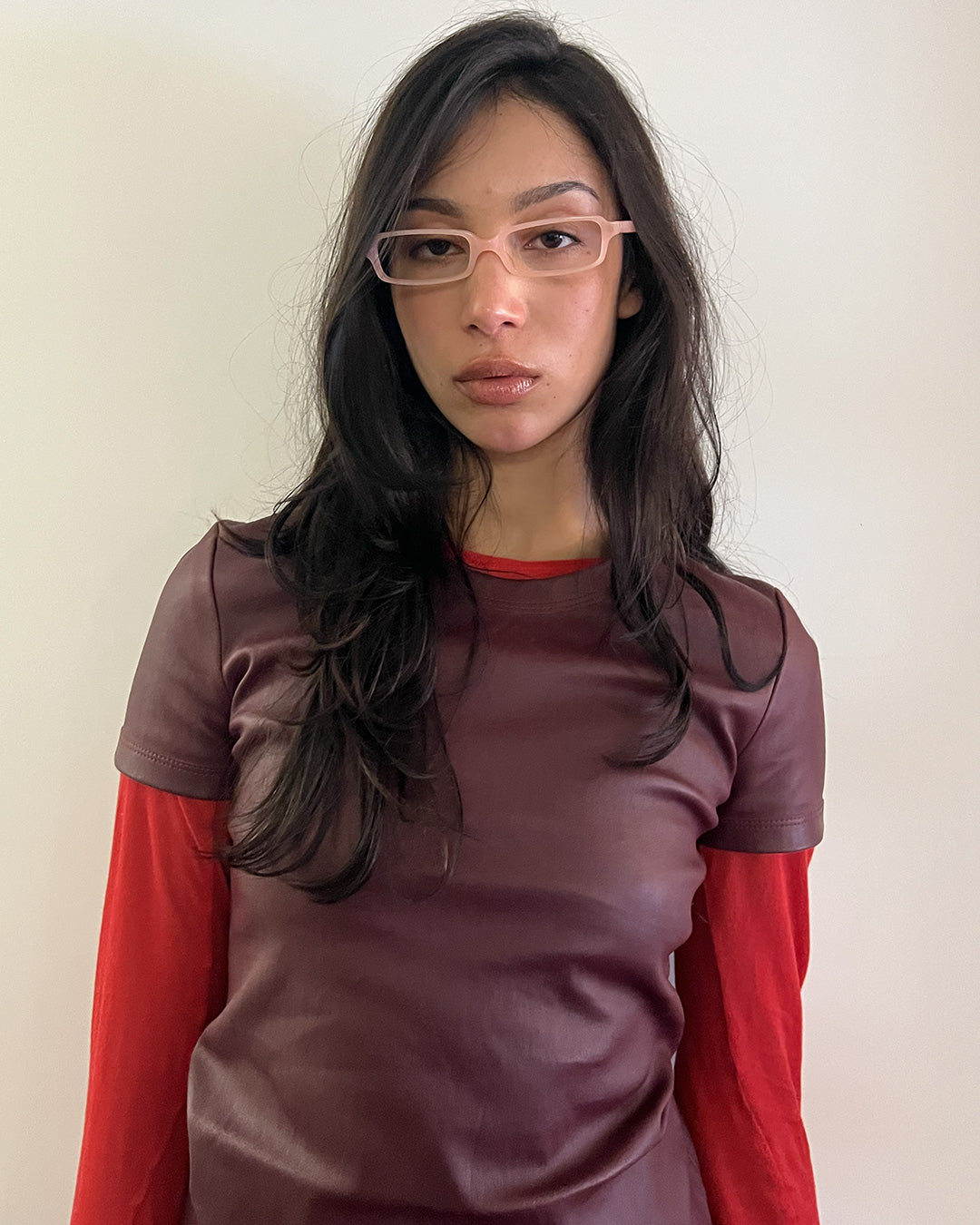 JF Rey J635 Lilas lunettes de vue rectangulaires acétate
