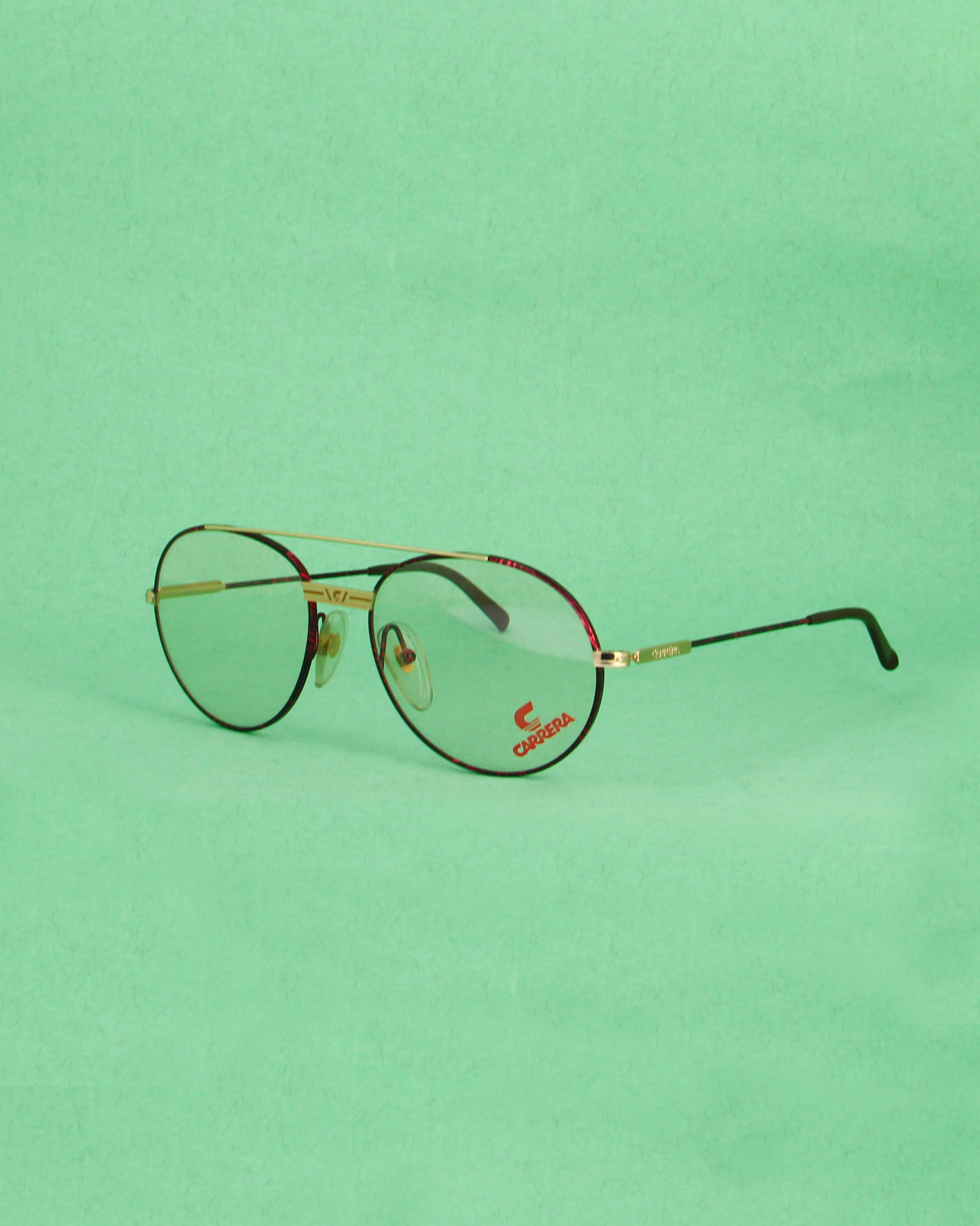 Carrera 5386 lunettes de vue aviator noires 1979