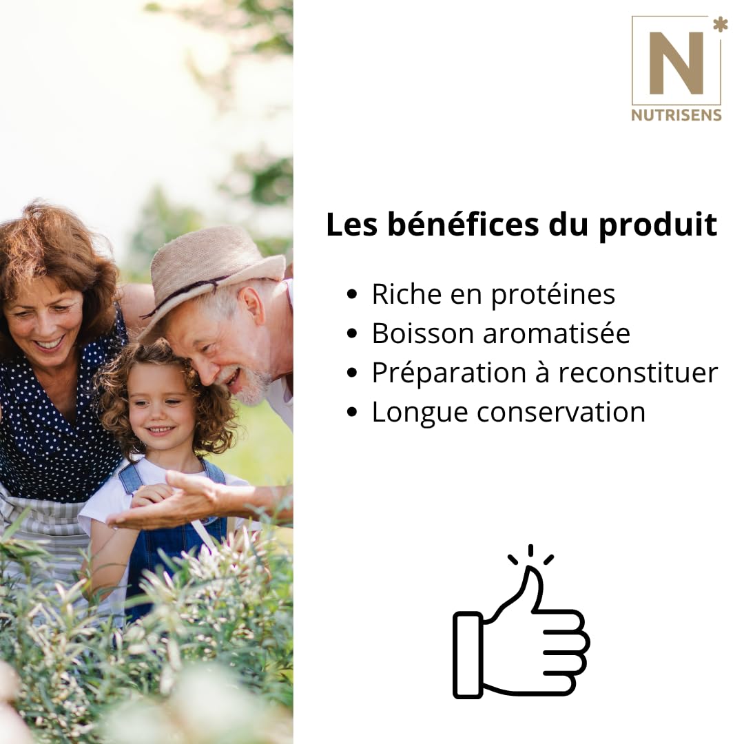 Nutrisens Fortesens boisson protéinée cacao 7x30g