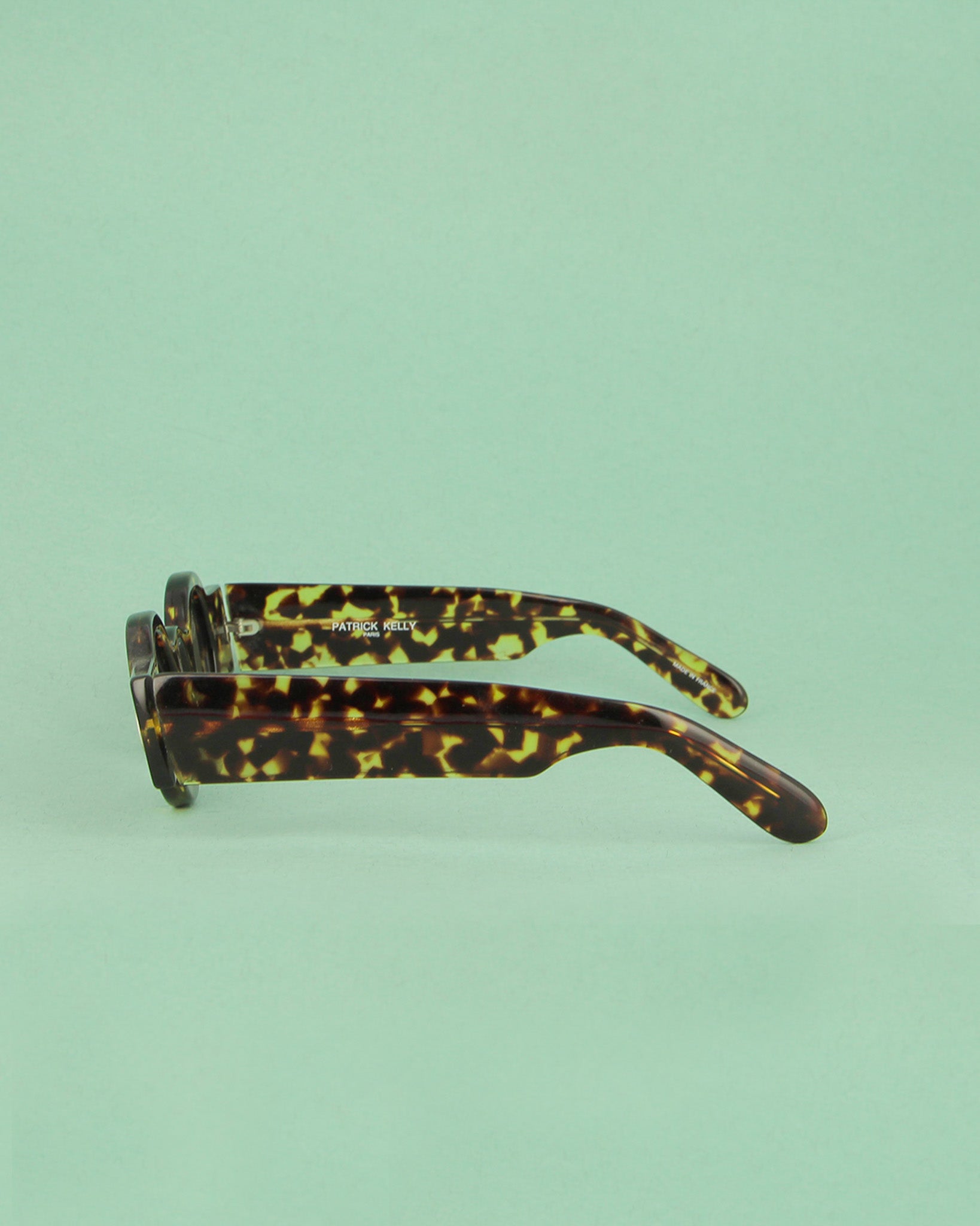 Patrick Kelly Peanut lunettes de soleil écaille rondes