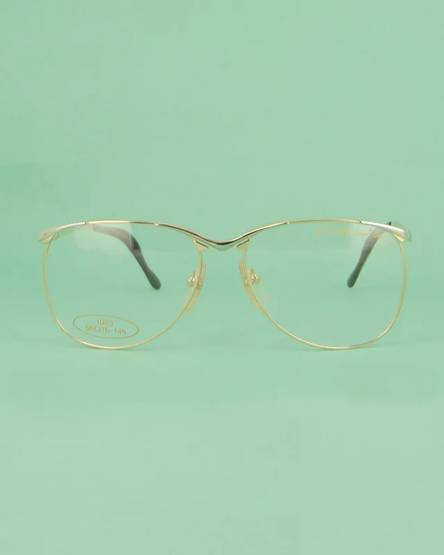 Colani 1702 lunettes de vue doré oversized métal