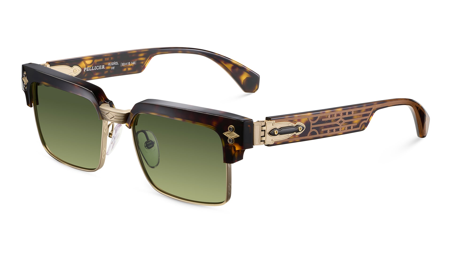 Etnia Barcelona Pellicer Rusinol SUN lunettes soleil noir polarisé 53