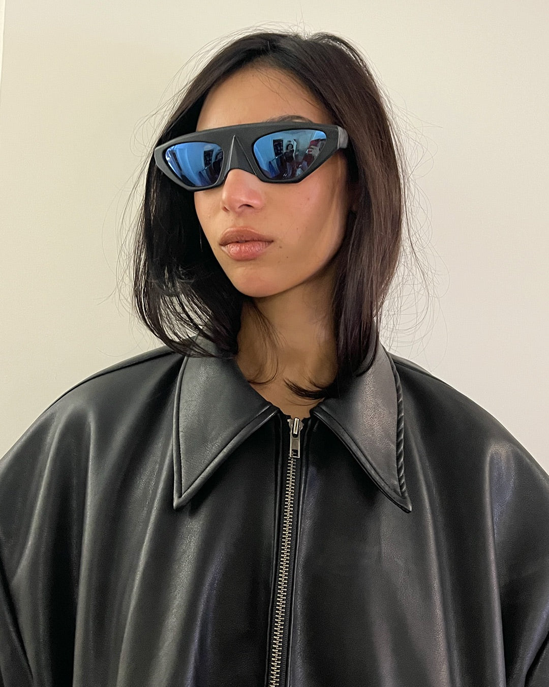 Thierry Mugler Fantasia lunettes de soleil masque noir