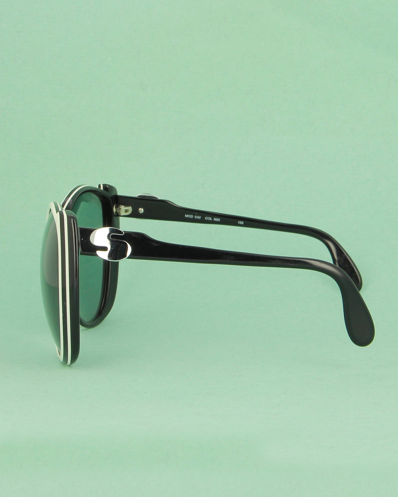 Silhouette 592 lunettes de soleil papillon blanc oversize