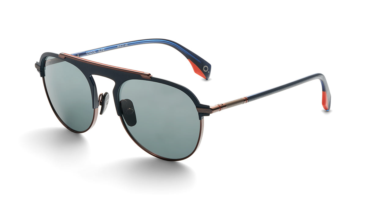 Etnia Barcelona Topock Sun lunettes soleil polarisé BK/GD 55-L