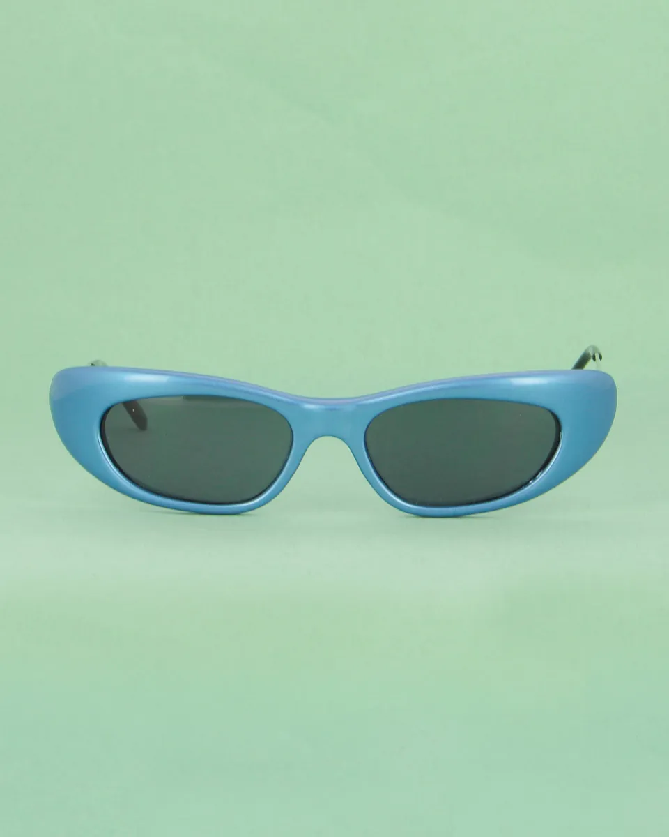 BOZ Laser Blue lunettes de soleil bleu papillon