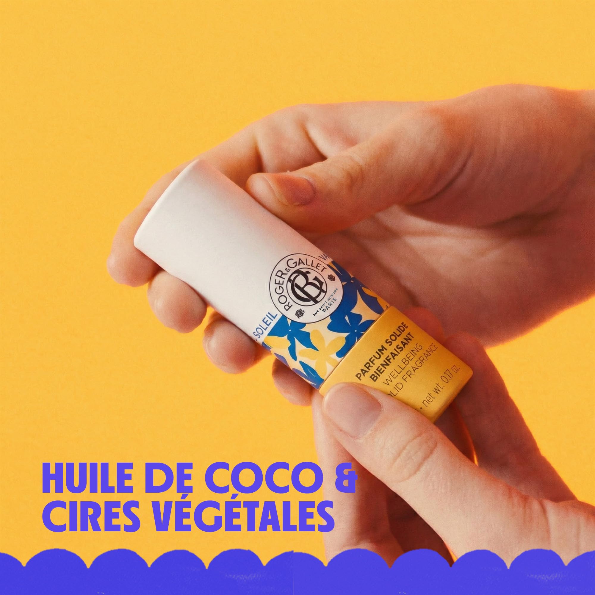 Roger&Gallet Vanille Soleil parfum solide stick relaxant