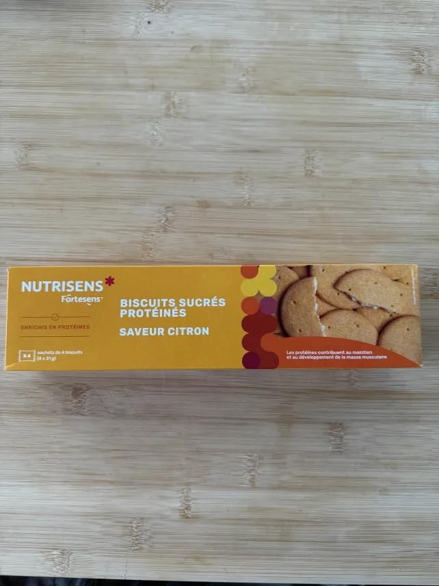 Nutrisens Fortesens biscuits protéinés citron lot de 3