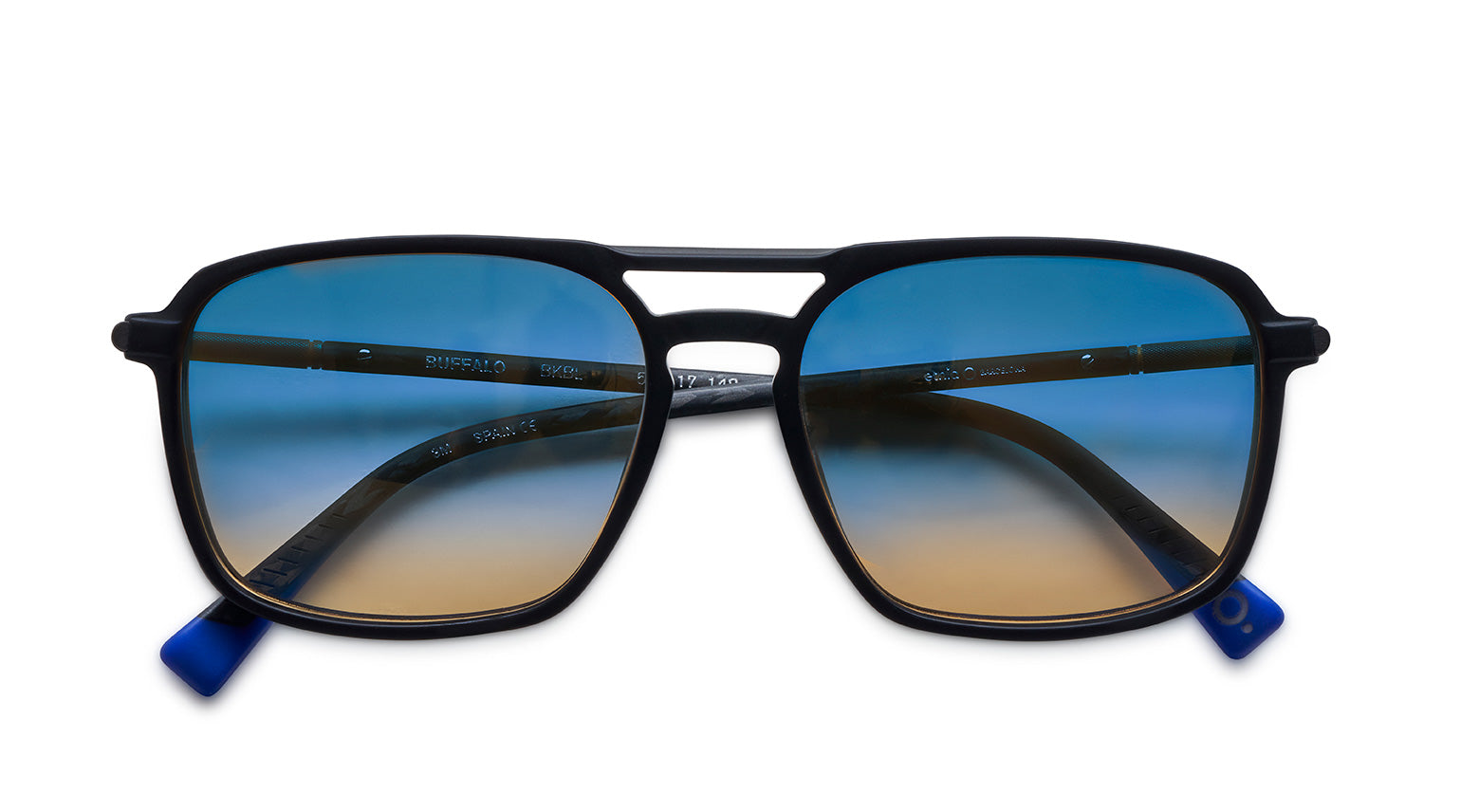 Etnia Barcelona BUFFALO lunettes de soleil 56 polarisé BK/GD