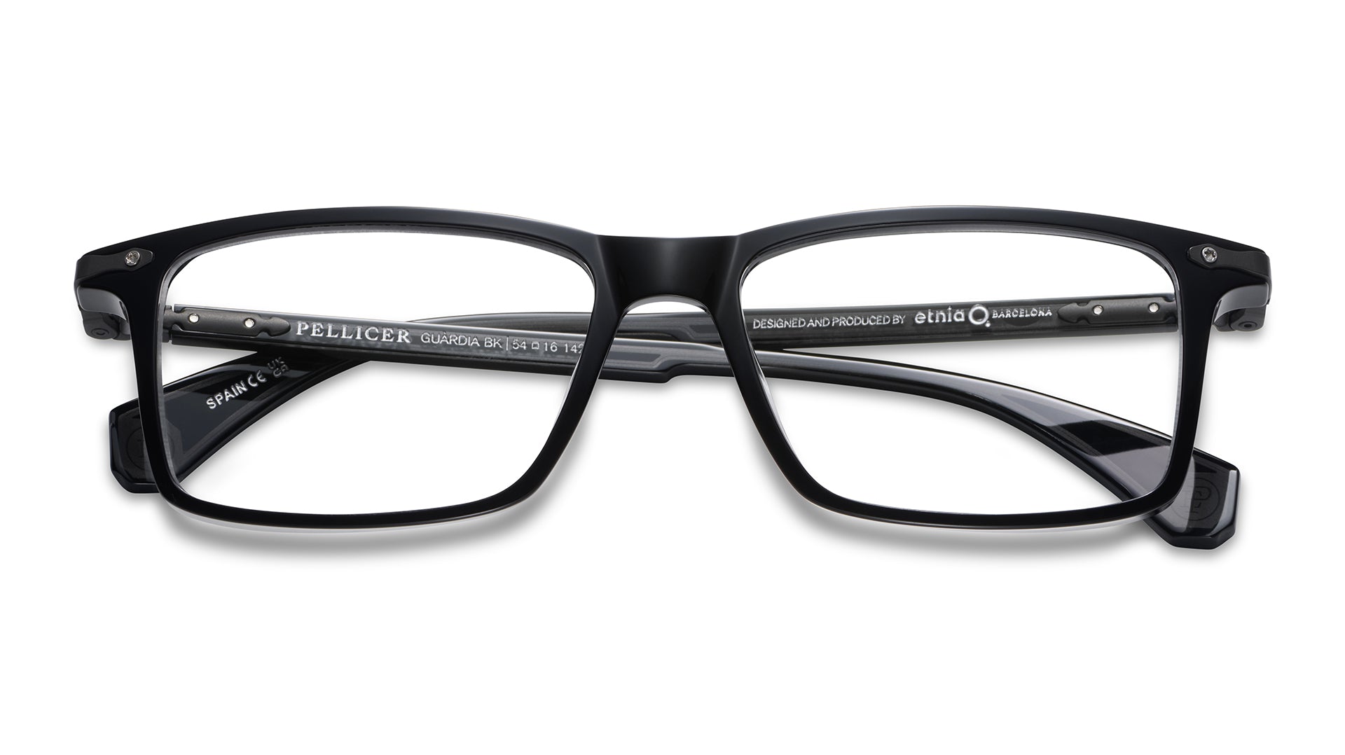 Etnia Barcelona Guardia lunettes de vue BK noir calibre 54