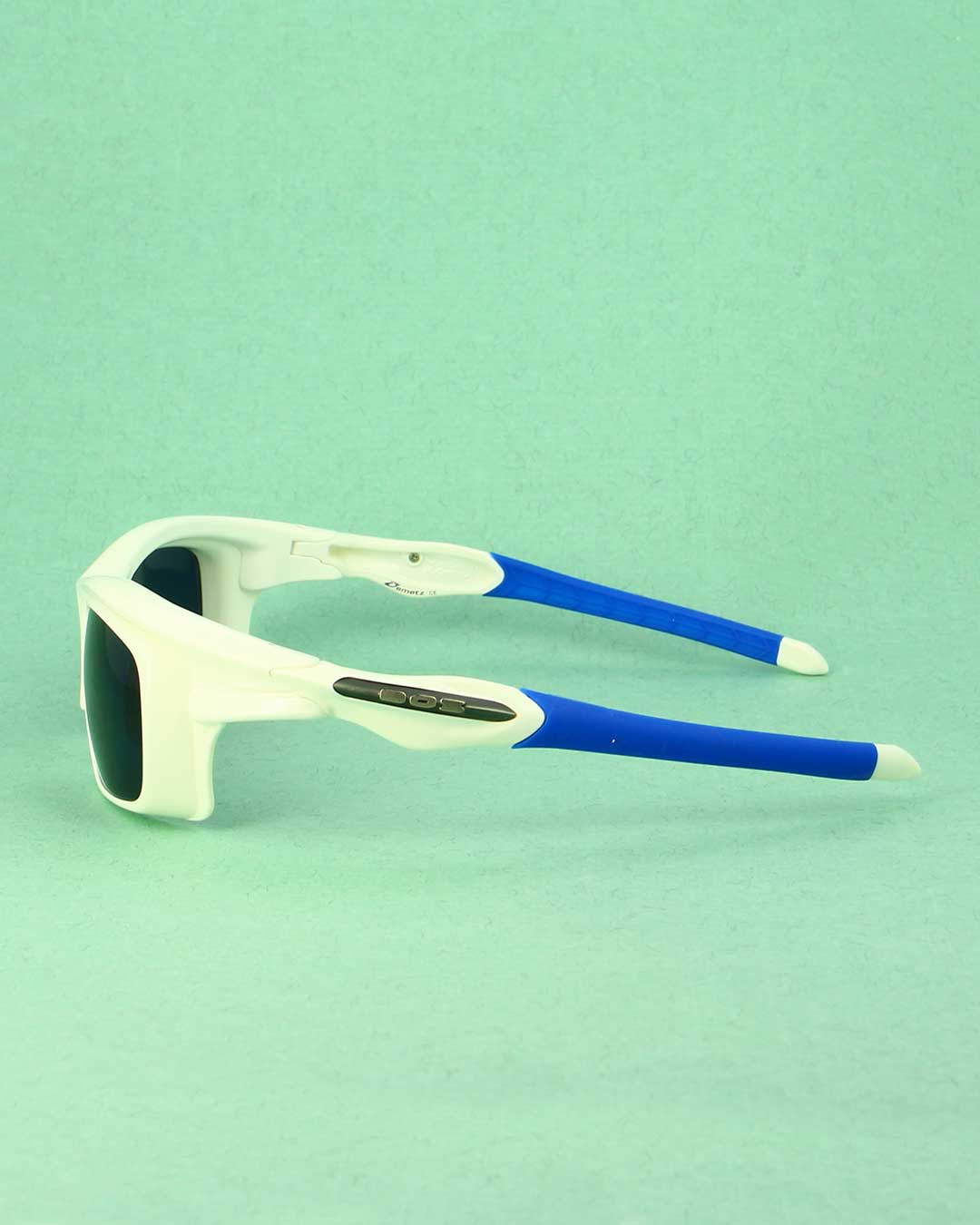 BOZ Bike Star lunettes de soleil sport blanc bleu