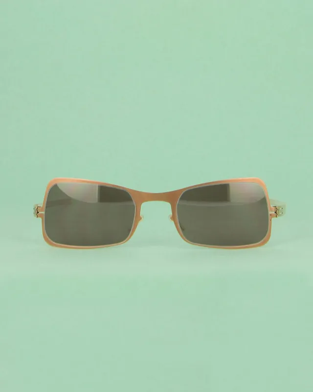 ici! berlin 0104 lunettes soleil vintage bronze métal