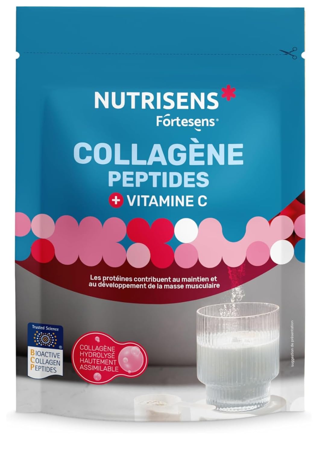 Nutrisens Fortesens Bodybalance peptides collagène poudre vitamine C