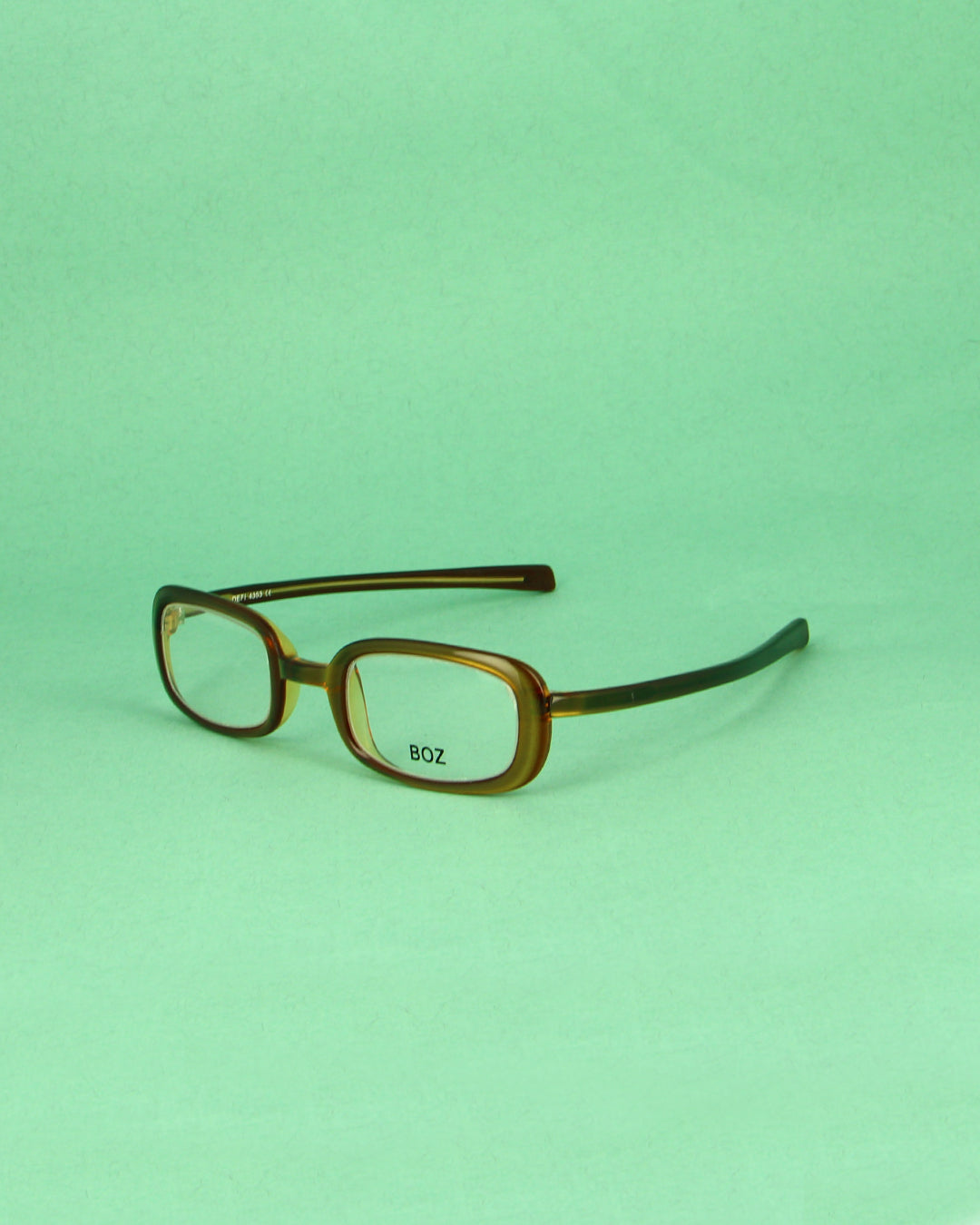 BOZ DEFI lunettes de soleil rectangle orangé bronze