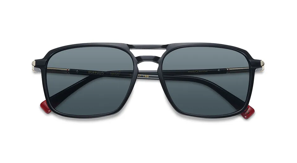 Etnia Barcelona BUFFALO lunettes de soleil 56 polarisé BK/GD