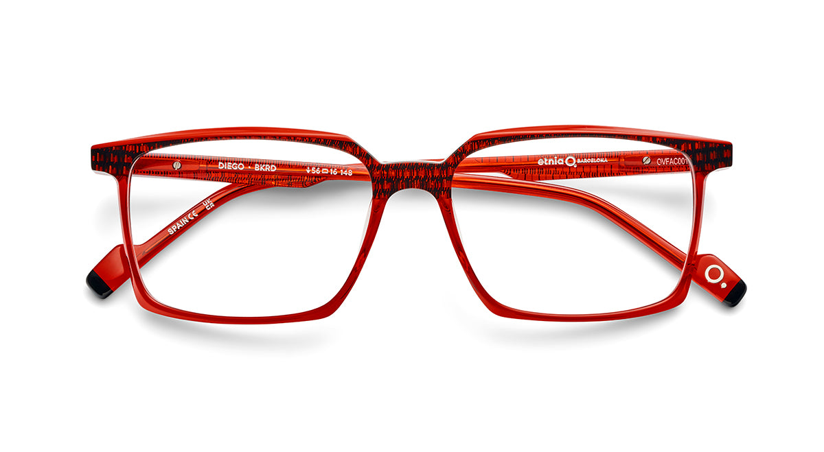 Etnia Barcelona Diego lunettes de vue BK/RD calibre 54 M