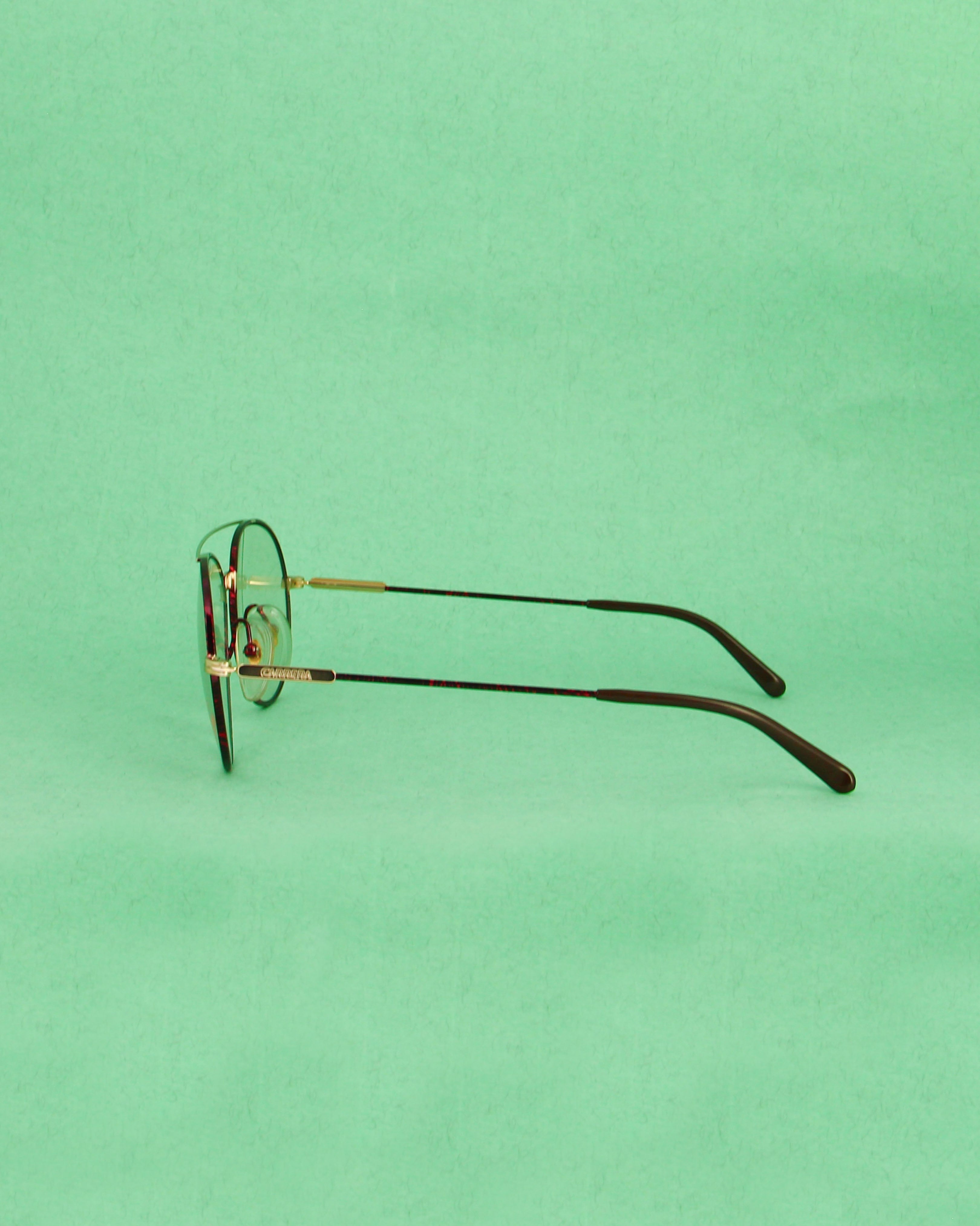 Carrera 5386 lunettes de vue aviator noires 1979