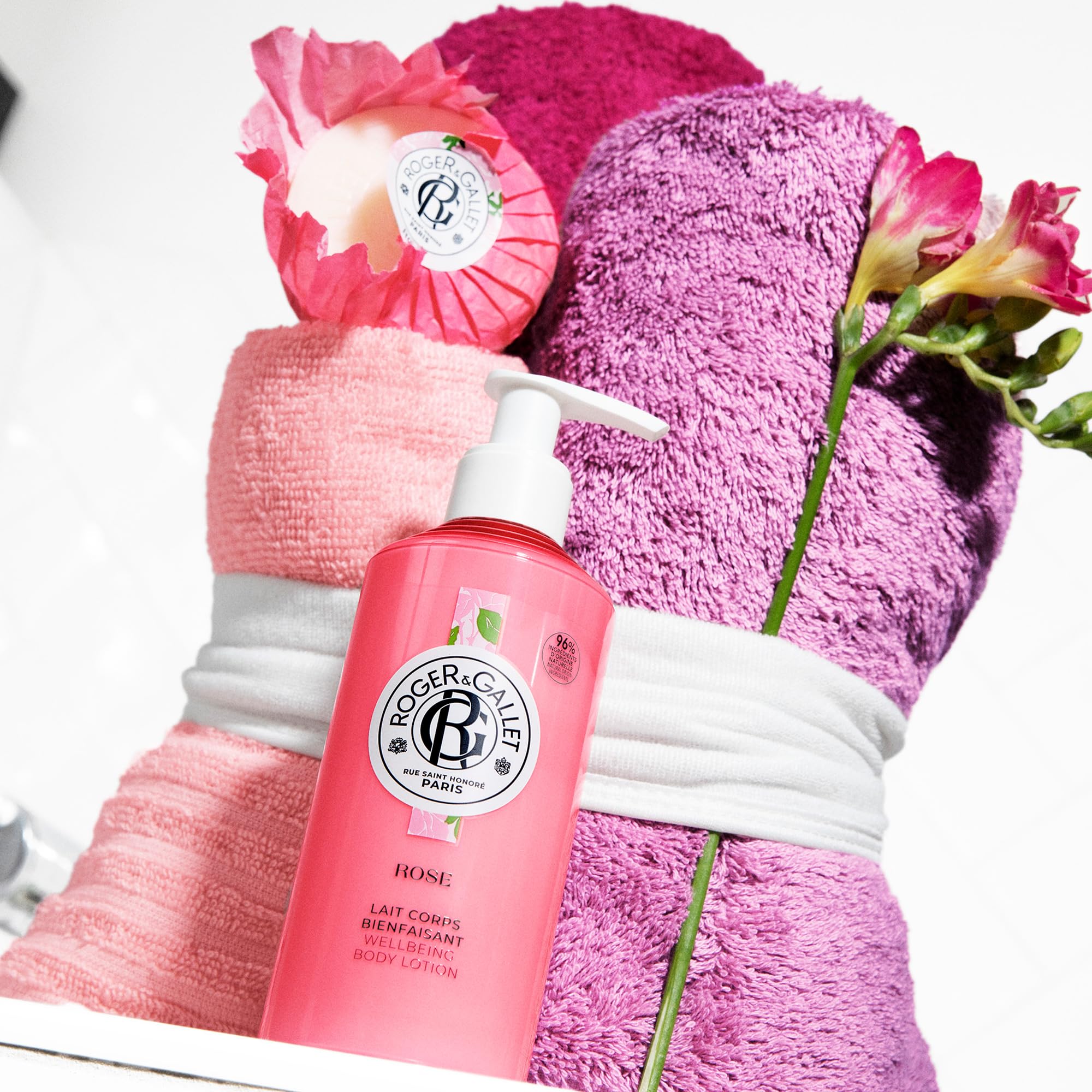 Roger Gallet Rose Lait Corps Hydratant 24h 634 g