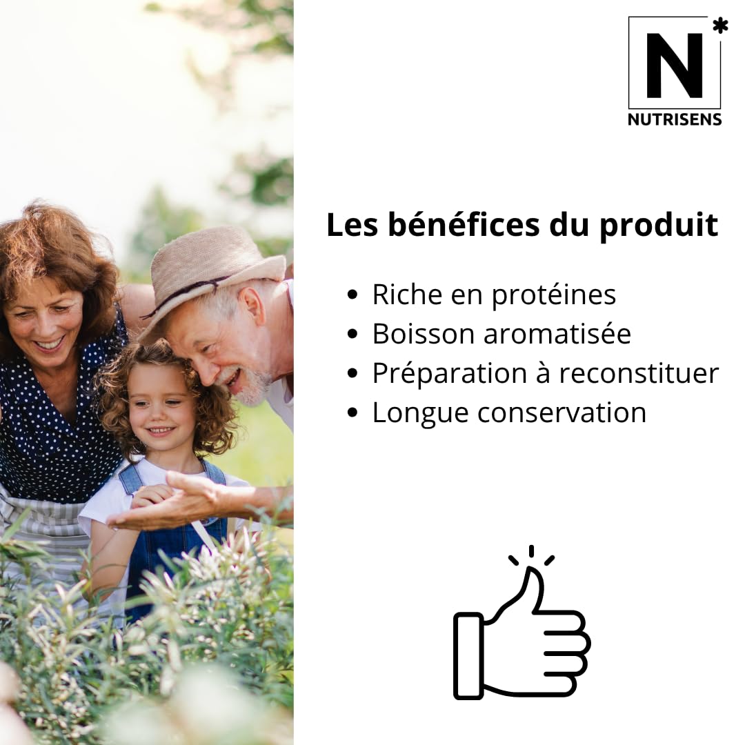 Nutrisens Fortesens boisson protéinée café 7x30g