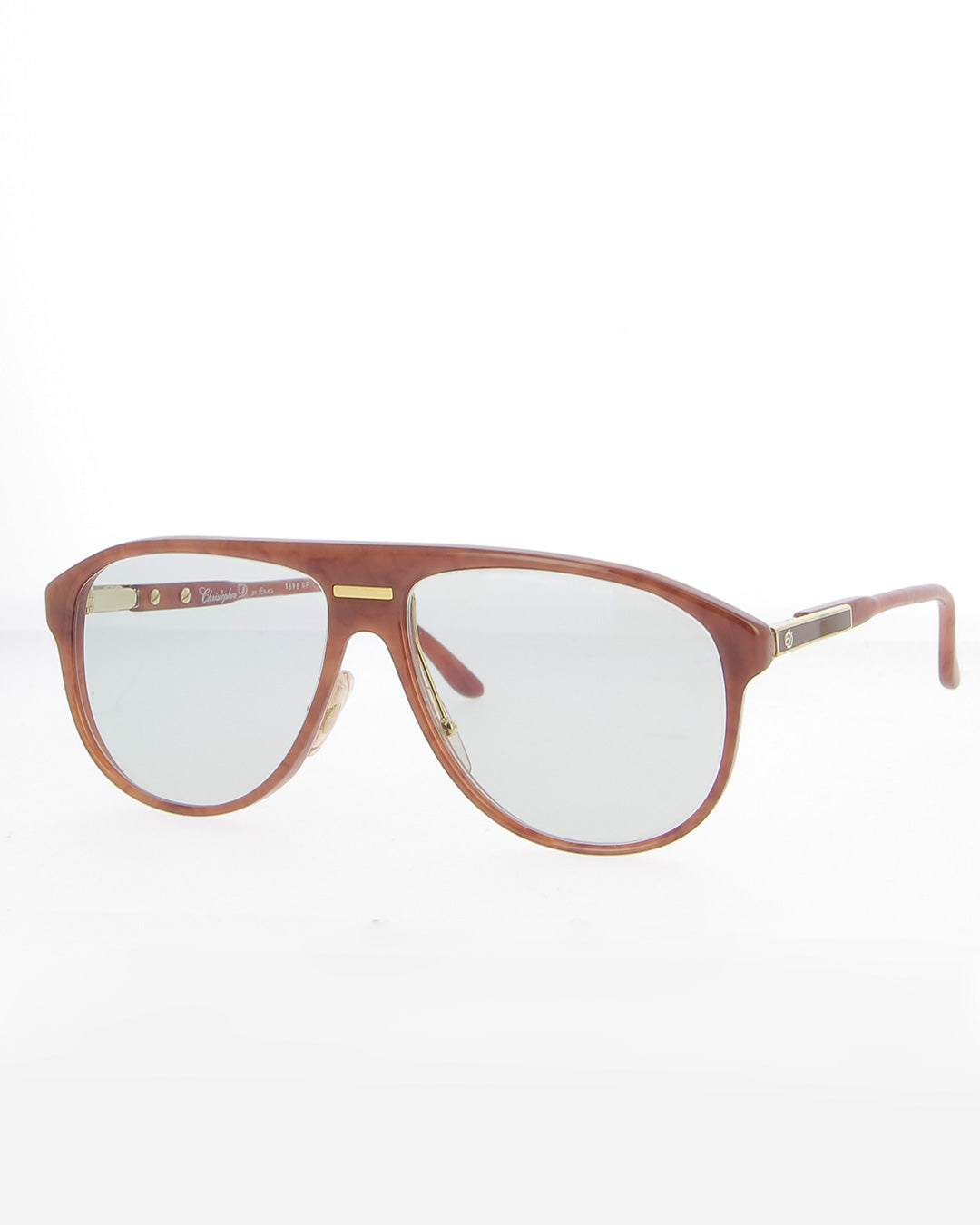 Christopher D 1969 lunettes pilote Transitions émeraude dégradé