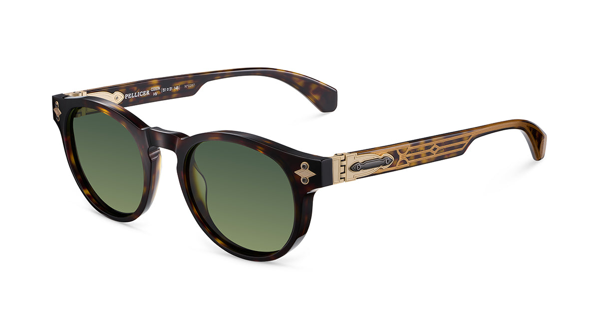 Etnia Barcelona Costa Pellicer Sun lunettes polarisées YW/BR