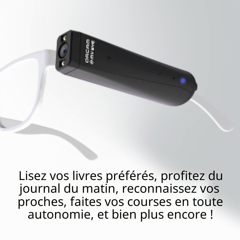 OrCam MyEye Pro lunettes malvoyants lecture vocale