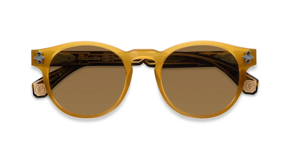Etnia Barcelona Costa Pellicer Sun lunettes polarisées YW/BR