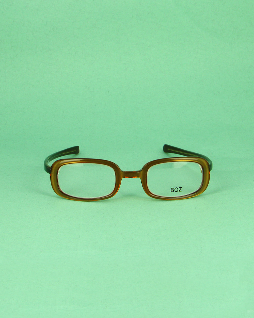 BOZ DEFI lunettes de soleil rectangle orangé bronze