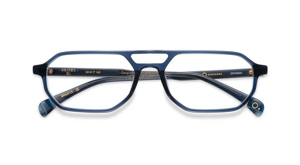 Etnia Barcelona Grifeu lunettes de vue bleues calibre 55