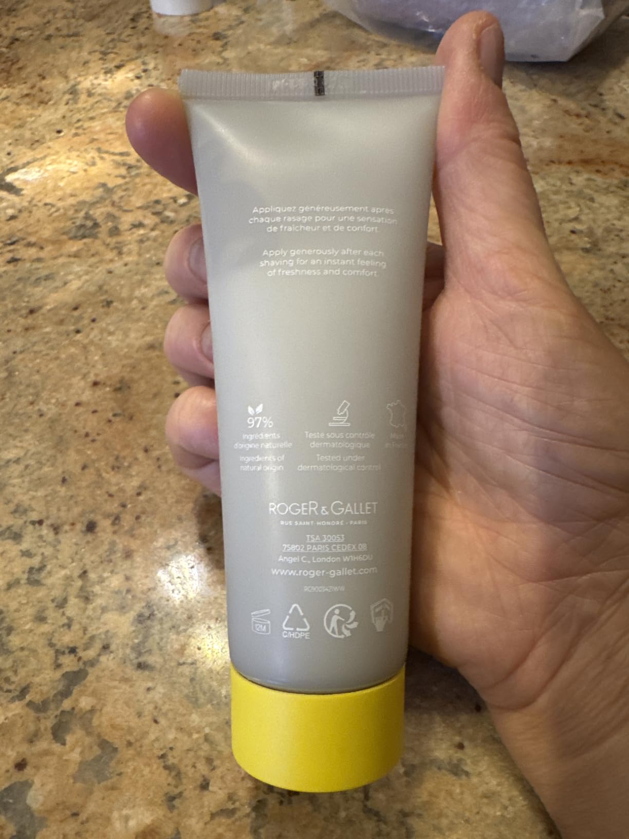 Roger&Gallet Cologne Twist gel après-rasage 75ml sauge