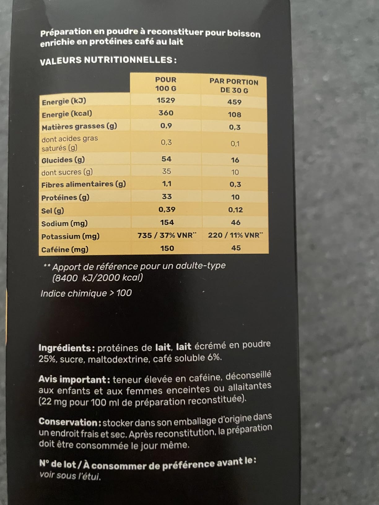 Nutrisens Fortesens boisson protéinée café 7x30g