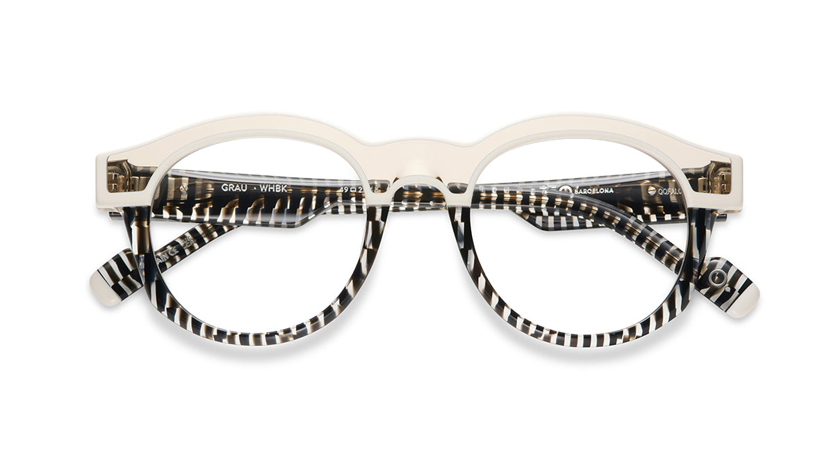 Etnia Barcelona Grau lunettes de vue WH/BK calibre 49